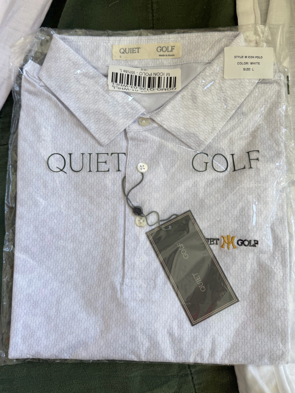 Men’s White Polo Shirt